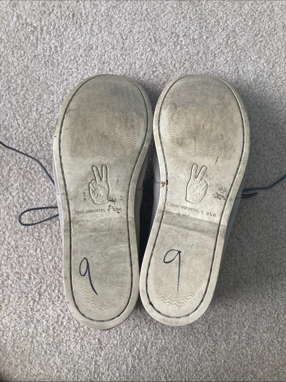 John Varvatos Taupe Suede Chukka Boots